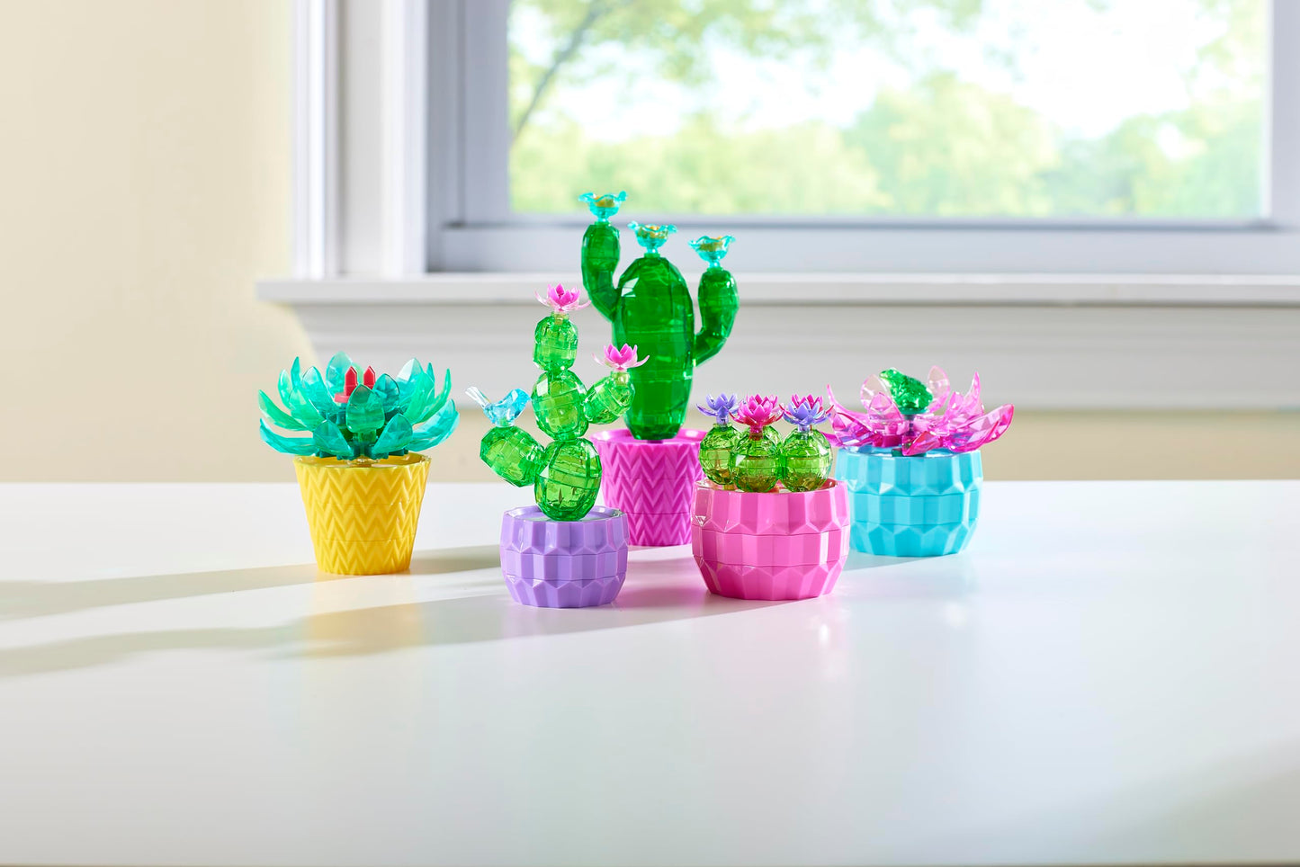 Cra-Z-Art Crystal Gem Creations Jewel Succulents Kit by RoseArt, 175+ Pieces, Great for Adults, Tweens and Children Ages 8+