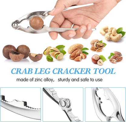 Set Set Restaurant(41 Zhehao Lobster Crackers and Picks Seafood Party Dinner Supplies Stainless Steel Crab Leg Tool