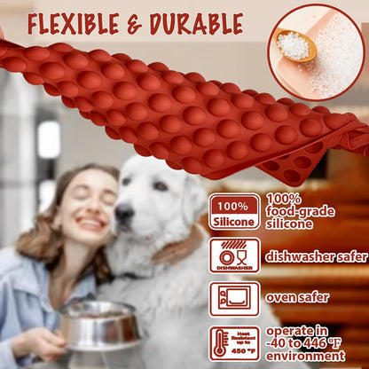 296 HKNMTT Mini Semi Sphere Shape Molds Silicone, Cavities Round Baking Moulds for Dog Treats Snack Candy Chocolate