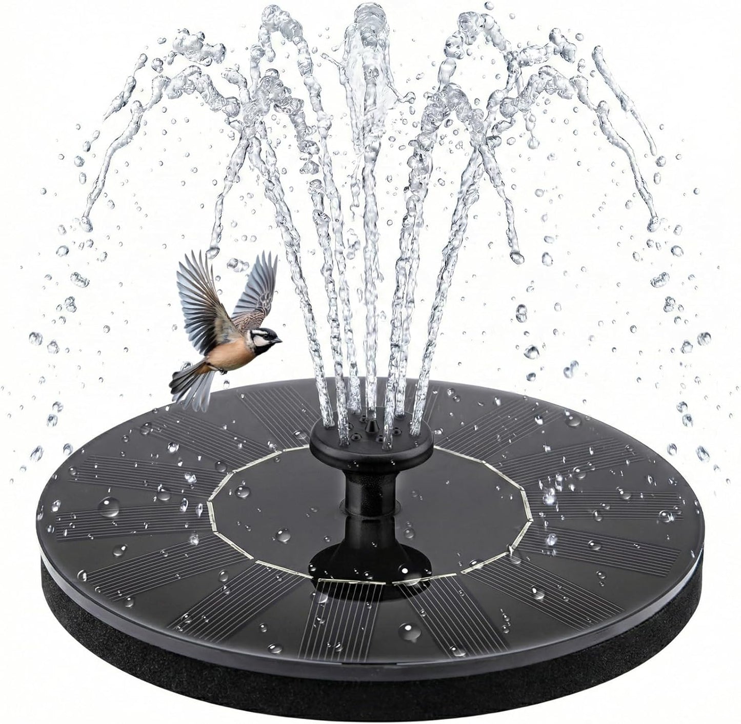 Yeomi Solar Fountain - Floating Water Pump for Bird Bath | Eco-Friendly, No Battery Needed, Easy to Use
