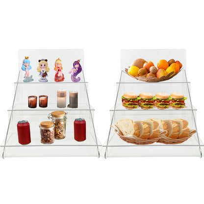MgcSTEM 18.55''x16''x15'' Portable Product Display Stand -Transparent display table Repeatable Assembly/Disassembly Display Shelf for Craft Show Display,Retail Display,Farmers Markets,Candy Display,vendors