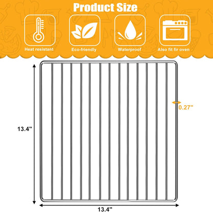 Air Fryer Rack for Ninja Foodi 10 in 1 SP100, 13.4'' Stainless Steel Accessories for Countertop Oven, Dishwasher Safe