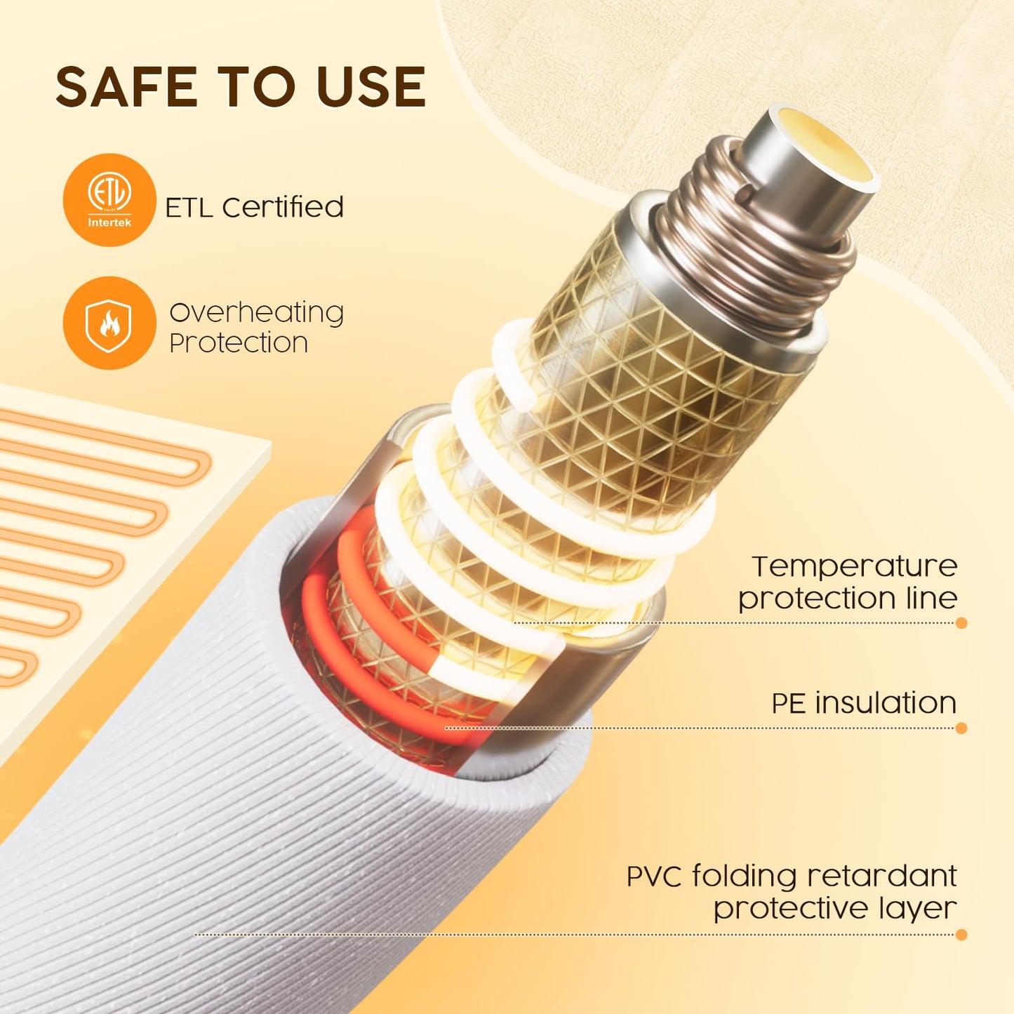 HYLEORY Heated Electric Blanket Throw, 2-Layer Cozy Warm Flannel 50" x 60", Heating Blanket with 9 Heating Levels, 2/4/6/10 Hours Auto Off, Fast Heating Winter Blanket, Dark Grey
