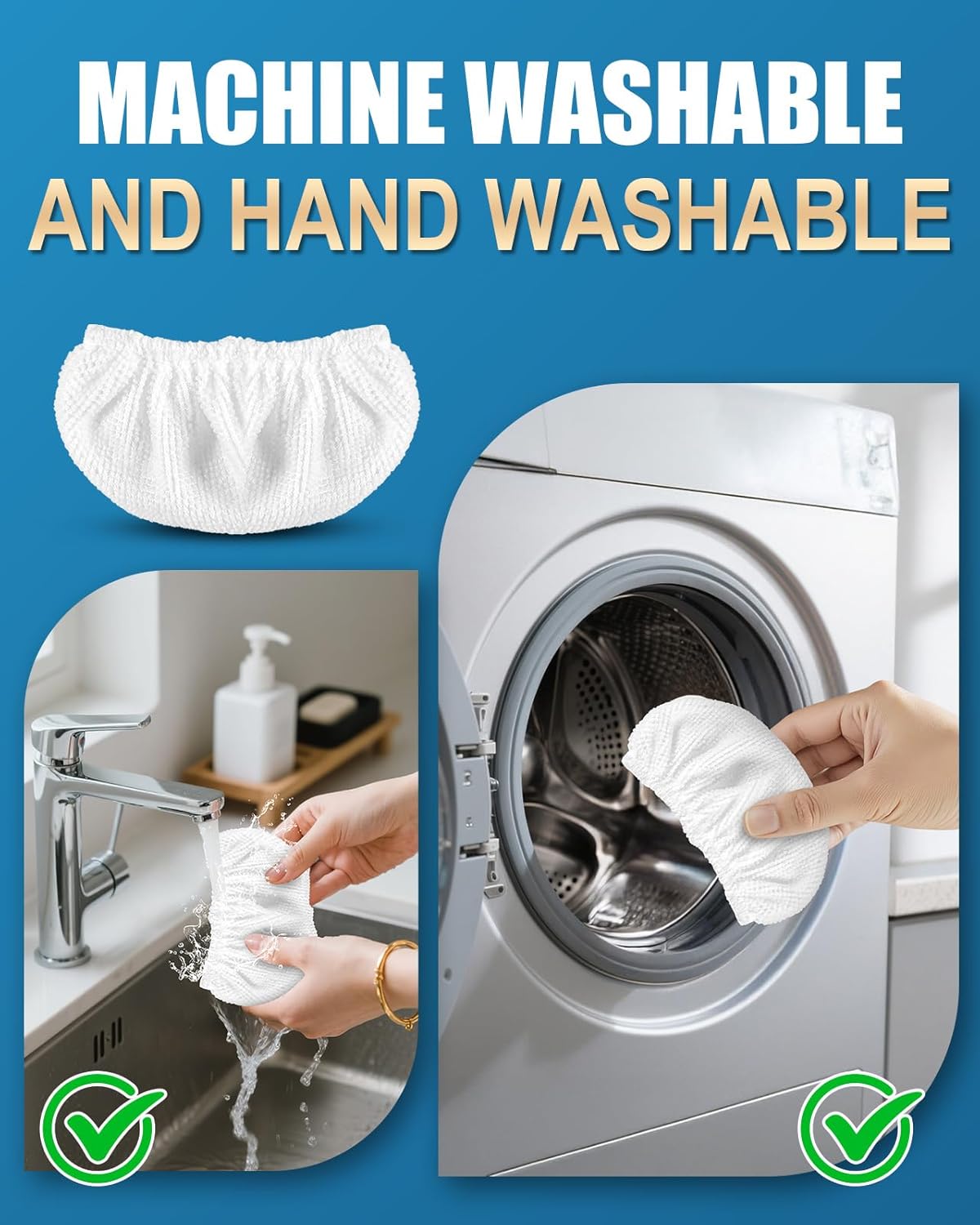 3 Pack Phueut Universal Microfiber Cloths for Most Handheld Steam Cleaner, Reusable Washable, Multi-Purpose Steam