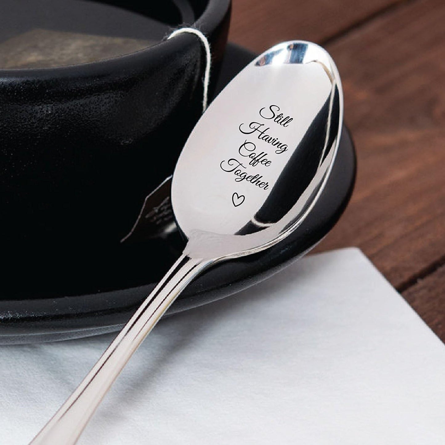Stainless Steel Coffee Spoon – Couple Gifts – Anniversary Gift for Husband, Boyfriend