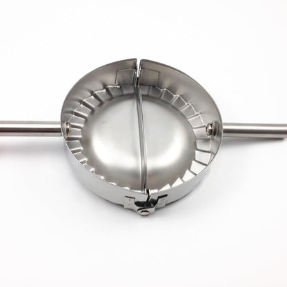 Stainless Steel Ravioli Mold Dumpling Press Maker - Pierogie Pie Crimper, Kitchen Gadgets, 4 Inch