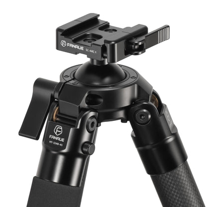 FANAUE Carbon Fiber Tripod for Hunting,Stable Design with Quick-Release Arca-Swiss Mount System, Shooting Tripod, and Hands-Free Operation for Hunting, and Outdoors-HT-3240-45
