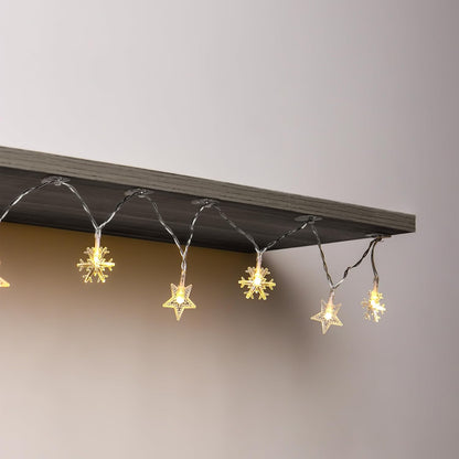 MOVELYST Mini Clear Light Clips - 100 Damage-Free Indoor Wall Hooks with 120 Adhesive Strips for Easy Christmas Decoration