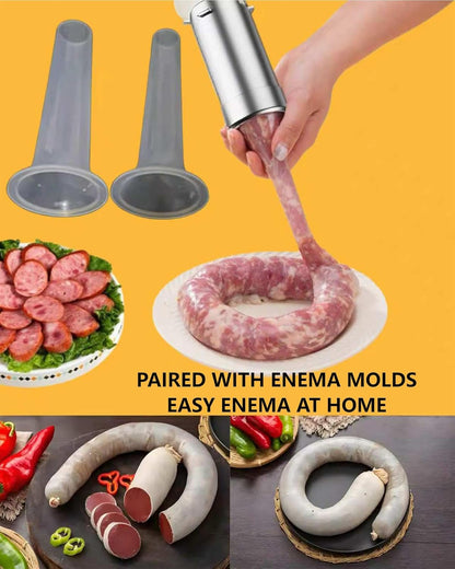 KabFbit 9 2 Nozzles Electric Pasta Machine, Household Handheld Wireless Noodle Machine. A Homemade Noodle Machine