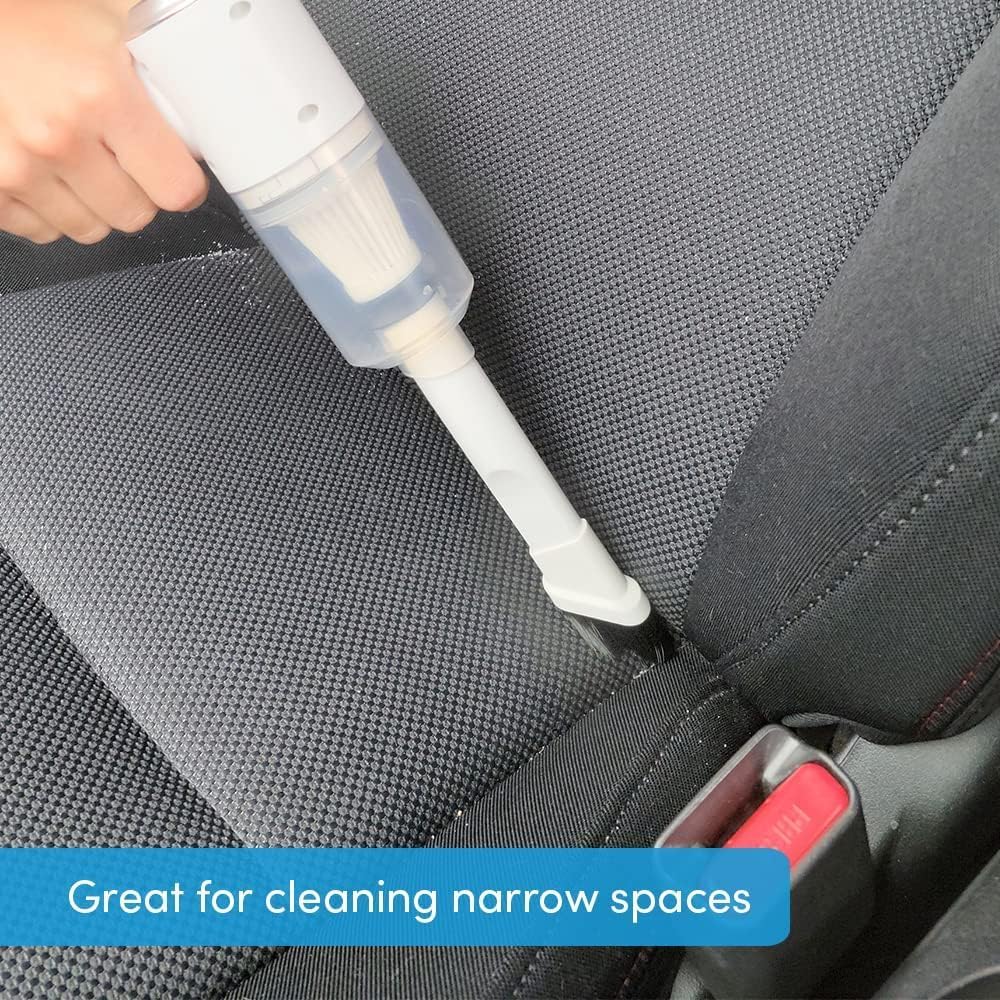 Mini Vacuum Cleaner for Car, 2 in 1 Wireless Handheld with Brushless Motor, High Power 120W Rechargeable