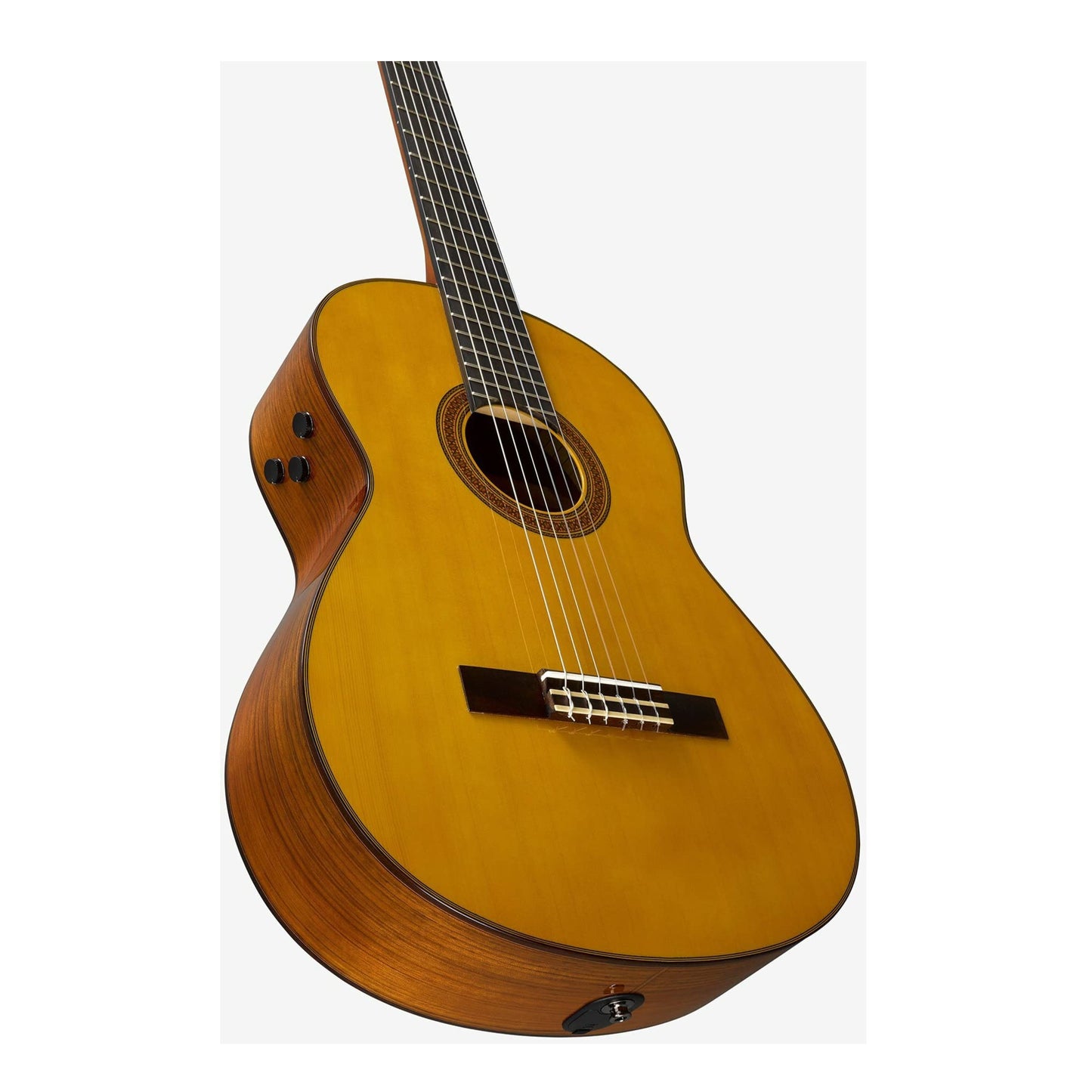 Yamaha CG-TA Nylon String TransAcoustic Guitar with Chorus and Reverb, Classical, Vintage Tint