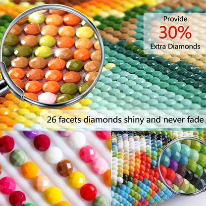 Ekuxom Large Diamond Art Kits for Adults-Waterfall Large Dragon Diamond Painting Kits for Adults-Round Full Drill Waterfall Diamonds Art Painting Kit for Gifts Home Wall Decor 27.5 X 15.7 inch