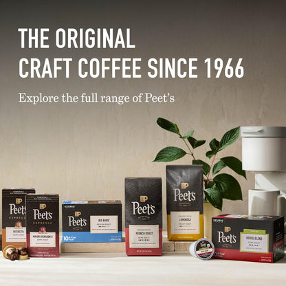 Peet's Coffee K-Cup Pods Variety Pack - 100% Arabica Coffee, 60 Count (6 Boxes of 10 Pods)
