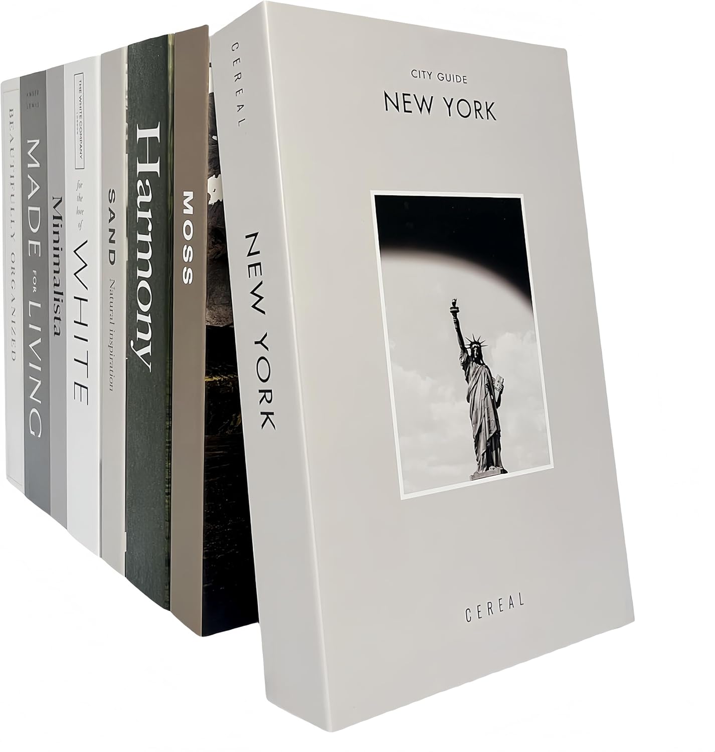 Ediactcyl 8 Pack (M68) Decorative Books, Decoration Faux Books for Hardcover Home Decor | Fake Book Stacks Display