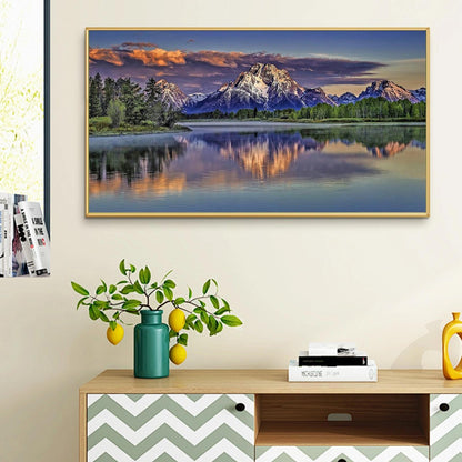 JATOK Large Square Diamond Art Kits for Adults, Full Drill Landscape 5D Diamond Painting Kits for Beginners, DIY Gem Art Picture for Gift Home Wall Decor, 40x70cm/15.7x27.5inch