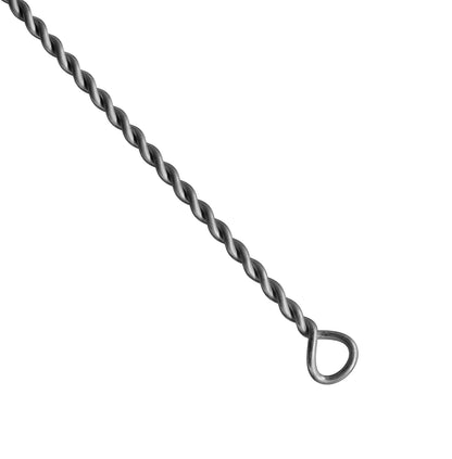 EISCO Curved, Flask Cleaning Brush, 15" - Twisted Stainless Steel Wire Handle - Ideal for Labware, Glassware, Beakers, Bottles, Jars, Cups, Vases up to 6.25" Diameter