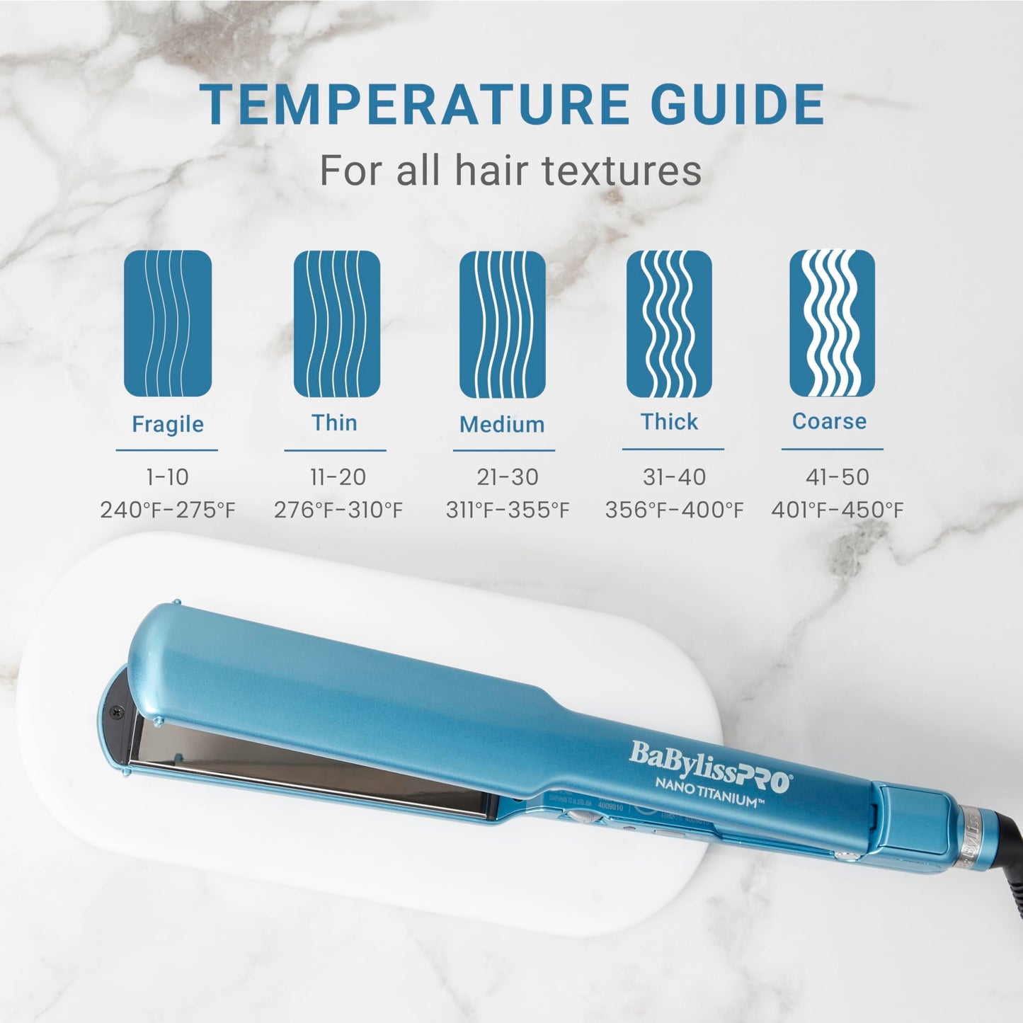 Nano Titanium Ultra-Thin Hair Straightener, Professional Flat Iron For All Hair Types