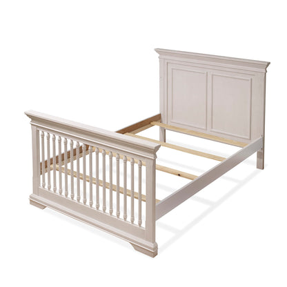 Sorelle Furniture Portofino Crib,Classic 4-In-1 Convertible Crib,Brushed Ivory Crib Made of Wood,Non-Toxic Finish, Wooden Baby Bed,Toddler Bed,Child’s Daybed and Full-Size Bed-Ivory