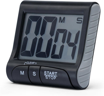 BXF SPORTS Large LCD Display Kitchen Timer -Magnetic Digital Timers,Loud Alarm,Memory and Fast Forward Function,Cooking