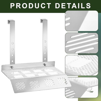 Stainless Steel Hanging Turtle Basking Platform, 12" x 16" Turtle Ramps, Turtle Tank Accessories
