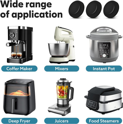Appliance Sliders for Kitchen: 24 PCS Self-Adhesive Accessories for Easy Moving & Space Saving Kitchen Gadgets