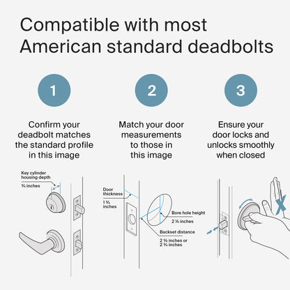 Level Bolt Smart Deadbolt - Make Your Lock Smart & Keep Your Existing Hardware and Keys - Keyless Entry via Level App (iOS & Android) - Works with Apple Home
