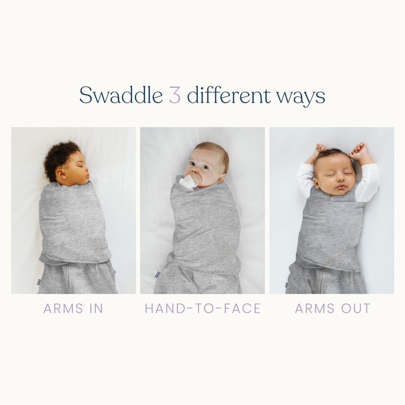 HALO Micro-Fleece Sleepsack Swaddle, 3-Way Adjustable Swaddle Blanket for Newborn and Infants, TOG 3.0 for Cold Climates, Hip Healthy, Baby Blue, Newborn, 0-3 Months