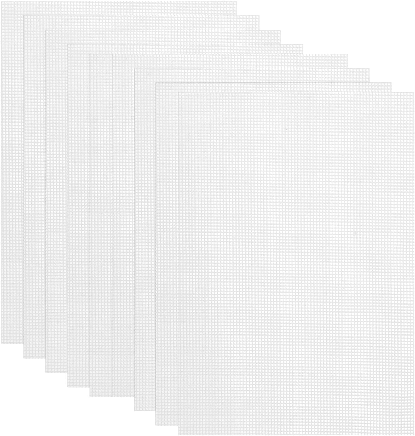 uxcell 11.2 x 7.9" White Silicone Dehydrator Sheets, 9 Pcs Non-Stick Reusable Fruit Dryer Mat for Food Dehydrator