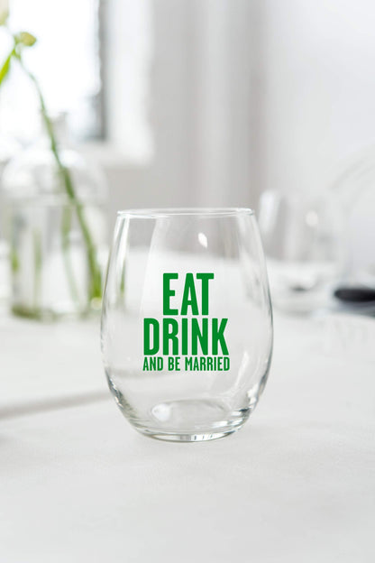 WEDDINGSTAR Personalized Small Stemless Wine Glass 9oz - 108 pack