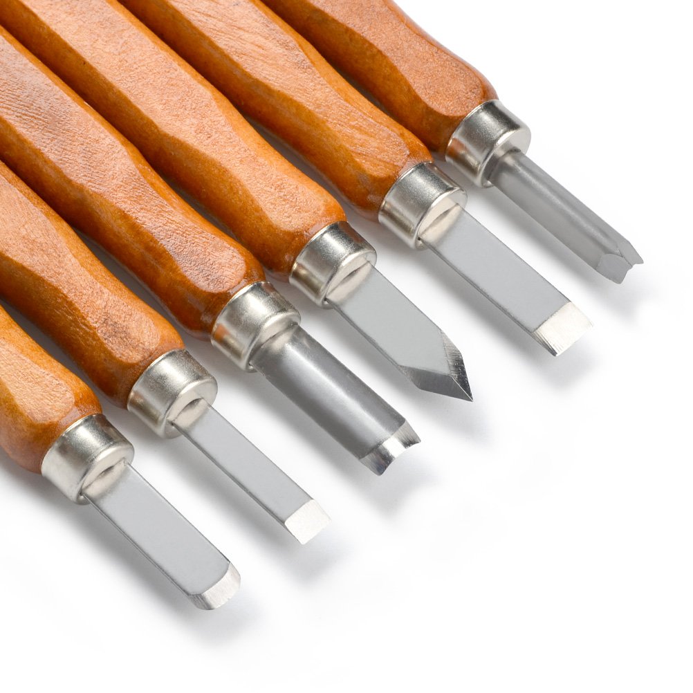 OTYMIOW 17 PCS Wood Carving Tools, Wood Carving kit, SK2 Carbon Steel Whittling Kit with Storage Case and Sharpner, Whittling Tools Set for Beginners and Professionals