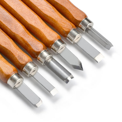 OTYMIOW 17 PCS Wood Carving Tools, Wood Carving kit, SK2 Carbon Steel Whittling Kit with Storage Case and Sharpner, Whittling Tools Set for Beginners and Professionals