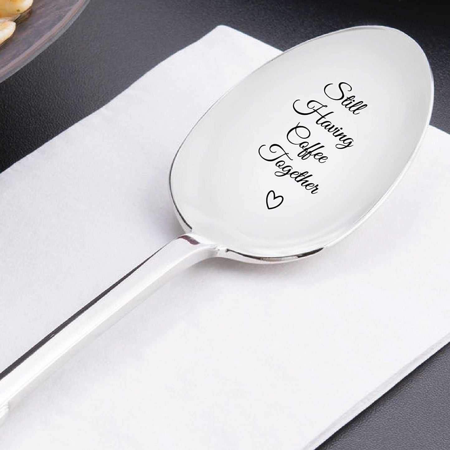 Stainless Steel Coffee Spoon – Couple Gifts – Anniversary Gift for Husband, Boyfriend