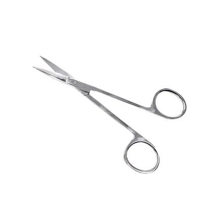 Cynamed Iris Micro Dissecting Precision Lab Scissors, Fine Point Straight - Perfect for Doctors, Nurses, EMS, Students, Education & Training and More (Pack of 10)
