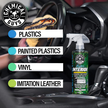 Chemical Guys HOL363 16-Piece Arsenal Builder Ceramic Car Wash & Protection Kit with Big Mouth Max Release Foam Cannon, Bucket and (6) 16 oz Car Care Cleaning Chemicals (Works w/Pressure Washers)