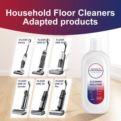 Floor Cleaning Solution Lavender Scent Compatible with Tineco Cleaning Solution, Residue & Streak Free, Suitable for All Robot Vacuum Cleaners and Wireless Wet Dry Dual-Use Vacuum Cleaners