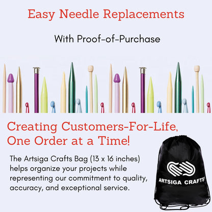 KnitPro Dreamz Regal Set 5 inch Circular Knitting Needles Size 2.5, 3, 4, 5, 6, 7, 8, 9, 10, 10.5, 11 Interchangeable, 5 Cables, 8 Caps, 4 Keys, 2 Connectors, Fabric Case with Project Bag