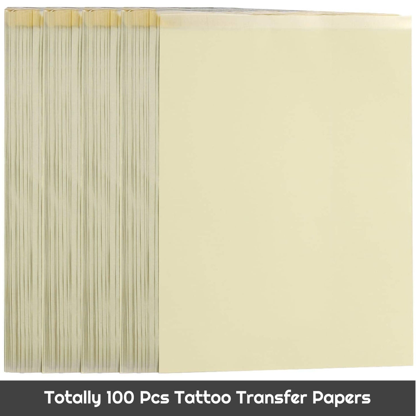 Tattoo Transfer Paper, Cridoz 100 Sheets Tattoo Stencil Transfer Paper for Tattooing Blue