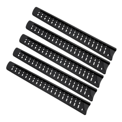 PATIKIL PP Safety Knife Cover Sleeves for 10" Bread Knife, 5 Pack Knives Edge Guard Blade Protector Universal Knife Sheath for Kitchen, Black
