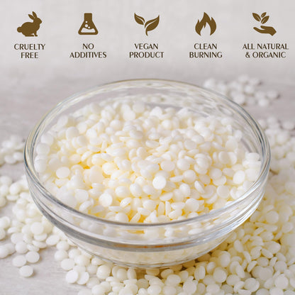 Soy Wax, Waxcanpy Natural Candle Wax, Organic Soy Wax for Candle Making from Farm (1lb)