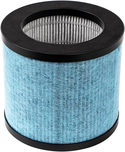 WuYan H13 True HEPA Replacement Filters, Compatible with TOPPIN TPAP002 Air Purifier, 3-in-1 H13 Grade Filter