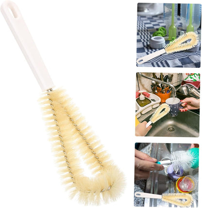 90 Bending Cleaning Brush - 27x6CM Kitchen Cup Cleaner, Pot & Bottle Cleaning Brush, Mug Cleaner