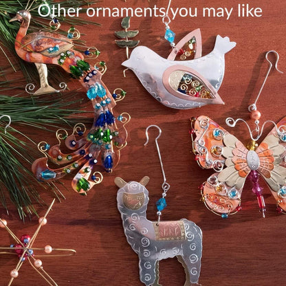 Heart Ornament - Ethically Made, Multicolored, Heart-Shaped Valentine's Day