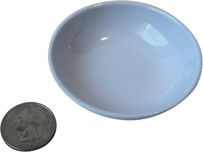 Melamine Plastic Sauce Dishes, 1 oz, 2-3/4", White, Set of 15