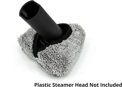 12 Pack [Steamer Cover] Triangle Head Microfiber Steamer Bonnet - Twist Pile