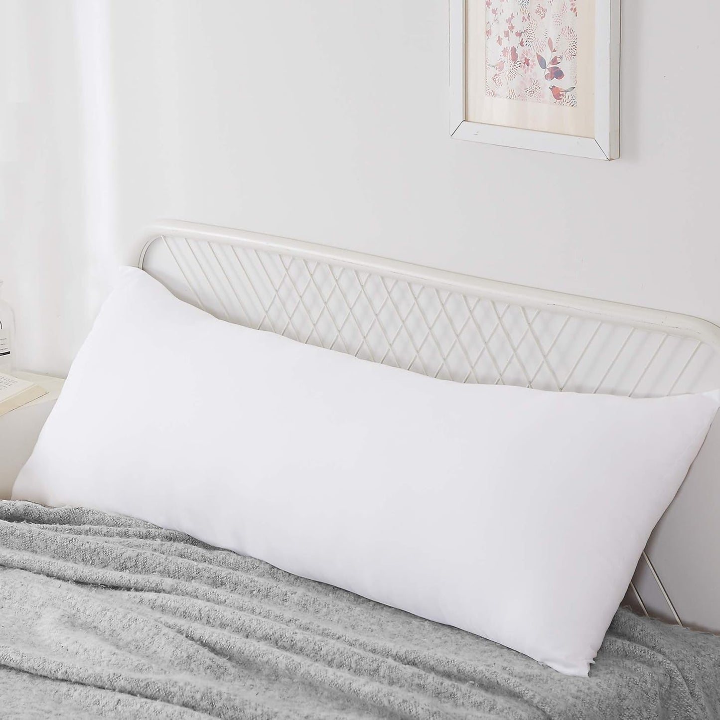 ACANVA Soft Long Body Pillow for Side Sleepers - Ideal for Adults and Pregnancy