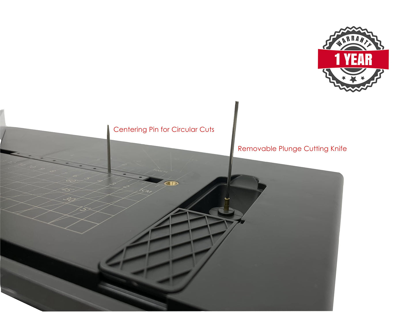 Hot Wire Foam Cutter Table- Variable Temp, Multi Angle, Bevel Shaping Hot Foam Knife With Removable Plunge Cutter. Includes 100-240v 18w Power Transformer By Calcor C3M