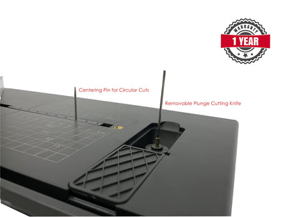 Hot Wire Foam Cutter Table- Variable Temp, Multi Angle, Bevel Shaping Hot Foam Knife With Removable Plunge Cutter. Includes 100-240v 18w Power Transformer By Calcor C3M