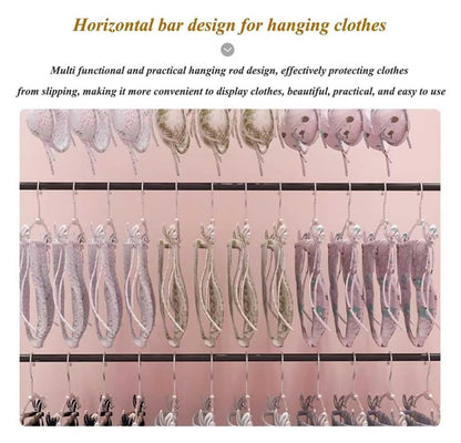 This Commercial Clothing Display Rack for Lingerie Bras Swimwear Bikinis & AccessoriesIndependent Hanger for Organized Display & Easy Access