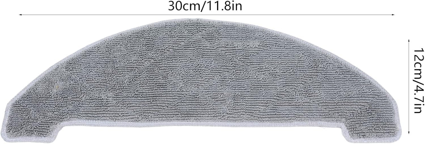 GLOGLOW 4Pcs Replacement Mop Cloths for S9 Robotic Vacuum, Accessories for Sweepers