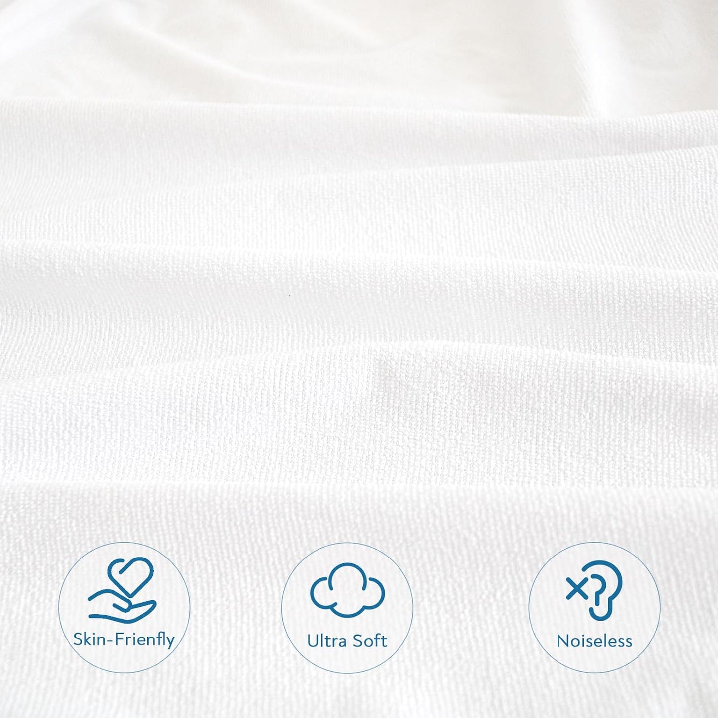 Skiennix RV Short Queen Mattress Protector - Waterproof, Ultra Soft & Breathable | 75''x60'' Up to 14'' Depth